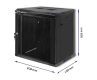 Qoltec Szafa RACK 19"  12U  600x635x450 - 1329954 - zdjęcie 3